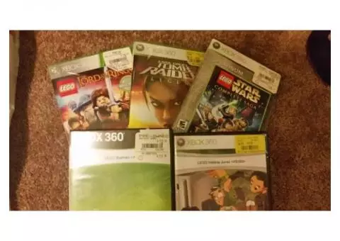 Xbox 360 4GB with Kinnect plus a wireless controller and 5 games, $130.