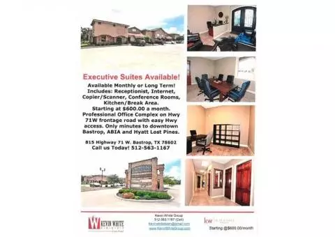 Executive Suites Available for Rent!